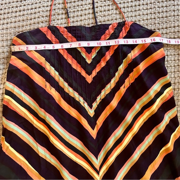 Anthropologie Runi Chevron Midi Dress Size Small - Picture 11 of 16